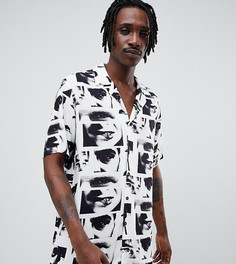 Рубашка с фотопринтом Reclaimed Vintage inspired - Белый