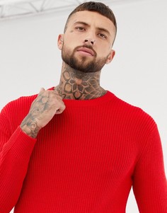 Красный джемпер Bershka - Кремовый