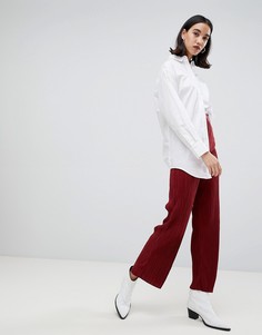 Брюки плиссе Selected Lecia - Красный