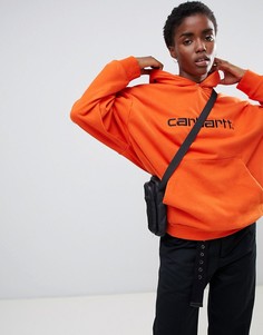 Худи свободного кроя с логотипом Carhartt WIP - Оранжевый