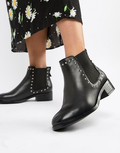 Кожаные ботинки челси с заклепками ALDO - Черный