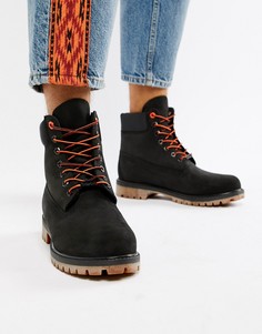 Черные ботинки высотой 6 дюймов Timberland Premium - Черный