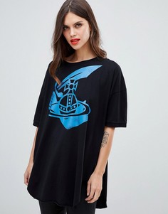 Свободная футболка Vivienne Westwood Anglomania - Черный