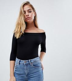 Топ с рукавами 3/4 ASOS DESIGN - Черный