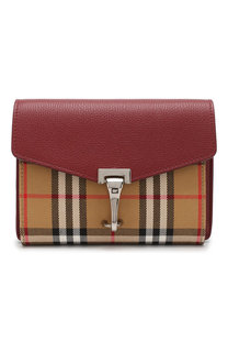 Кожаная сумка в клетку Vintage Check Burberry