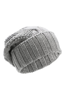 Шапка фактурной вязки из кашемира Kashja` Cashmere