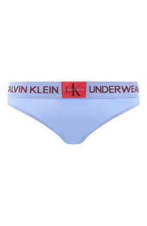 Хлопковые трусы-слипы с логотипом бренда Calvin Klein Underwear