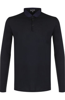 Хлопковое поло с длинными рукавами Lanvin