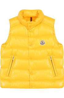 Стеганый жилет на кнопках Moncler Enfant