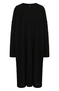 Шерстяное платье свободного кроя Yohji Yamamoto