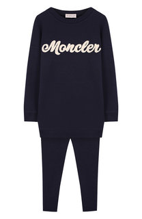 Спортивный костюм из свитшота и брюк Moncler Enfant