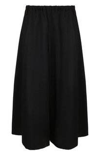 Укороченные шерстяные брюки свободного кроя Yohji Yamamoto