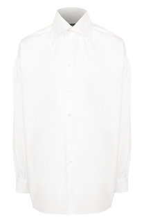 Однотонная хлопковая блуза Polo Ralph Lauren