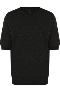 Пуловер с укороченным рукавом и металлизированной нитью Marc Jacobs