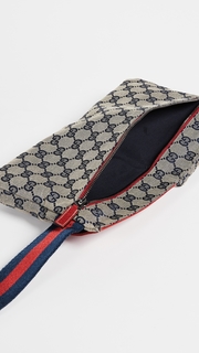 What Goes Around Comes Around Gucci Red Canvas Waist Pouch