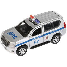 Машинка Технопарк "Toyota" Land Cruiser Prado Полиция, 12 см