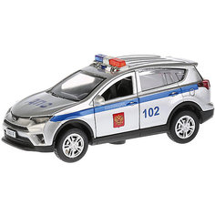 Машинка Технопарк "Toyota Rav4" Полиция, 12 см