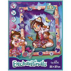 Набор для 3D-аппликации Origami Enchantimals