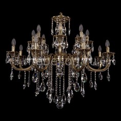 Подвесная люстра 1702/8+8/300+150/B/GB Bohemia Ivele Crystal
