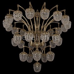 Подвесная люстра 1772/16+10+5+1/490/GB Bohemia Ivele Crystal