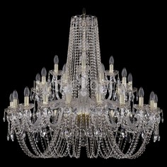 Подвесная люстра 1402/20+10+5/360/G Bohemia Ivele Crystal