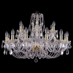 Подвесная люстра 1406/12+6/300/G/Leafs Bohemia Ivele Crystal