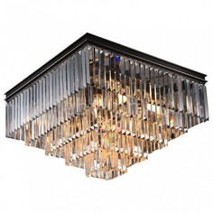 Потолочная люстра 31100 31112/PL black+gold Newport
