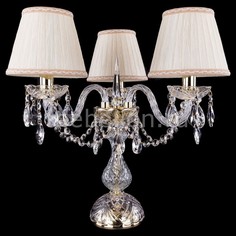 Настольная лампа декоративная 1406L/3/141-39/G/SH33A-160 Bohemia Ivele Crystal