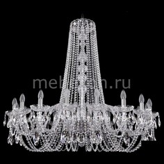 Подвесная люстра 1402/18/400/h-105/Ni Bohemia Ivele Crystal