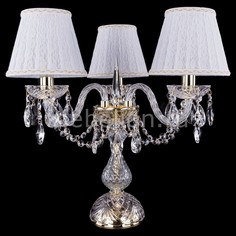 Настольная лампа декоративная 1406L/3/141-39/G/SH13A-160 Bohemia Ivele Crystal