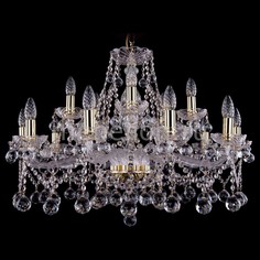 Подвесная люстра 1413/10+5/300/G/Balls Bohemia Ivele Crystal