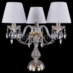 Настольная лампа декоративная 1406L/3/141-39/G/SH32-160 Bohemia Ivele Crystal