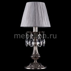 Настольная лампа декоративная 1702L/1-30/NB/SH6-160 Bohemia Ivele Crystal