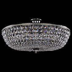 Люстра на штанге 1911/55Z/Ni Bohemia Ivele Crystal