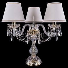 Настольная лампа декоративная 1406L/3/141-39/G/SH40A-160 Bohemia Ivele Crystal