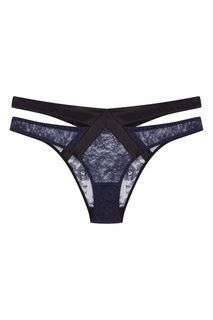 Классические трусики Oriah черные с синим Agent Provocateur