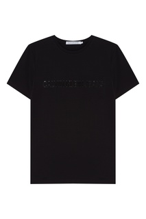 Черная футболка с принтом Calvin Klein