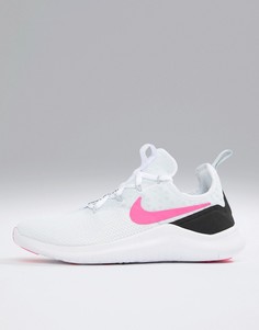 Белые кроссовки с галочкой Nike Training Free Tr 8 - Белый