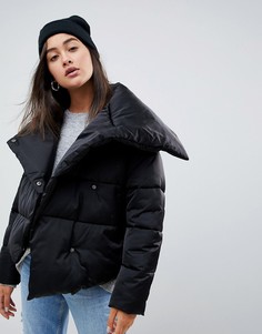 Асимметричная куртка ASOS DESIGN - Черный