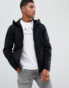 Черный худи на молнии Armani Exchange - Черный