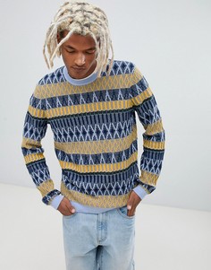 Трикотажный джемпер ASOS DESIGN - Синий