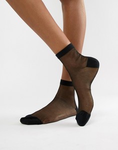 Черные прозрачные носки ASOS DESIGN - Черный