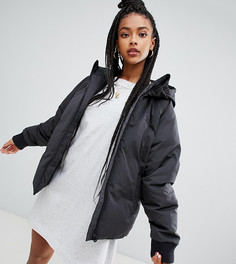 Черная короткая пуховая куртка adidas Originals - Черный