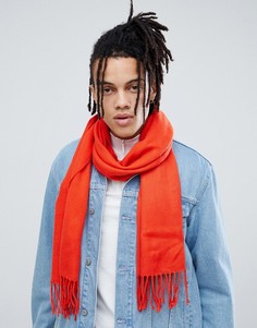 Оранжевый шарф ASOS DESIGN - Оранжевый