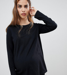 Комбинируемый пижамный лонгслив ASOS DESIGN Maternity - Черный