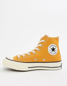 Желтые высокие кеды Converse Chuck 70 - Желтый