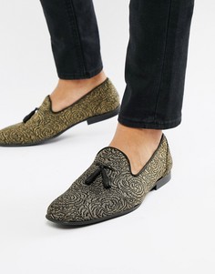 Лоферы с отделкой цвета розового золота ASOS DESIGN - Золотой