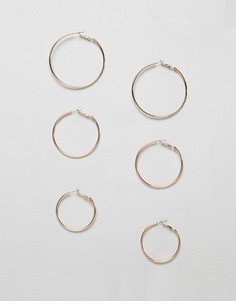 Серьги-кольца разных размеров ALDO Edeinna - Мульти
