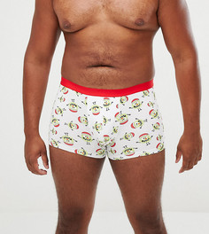 Новогодние боксеры-брифы ASOS DESIGN Plus - Мульти