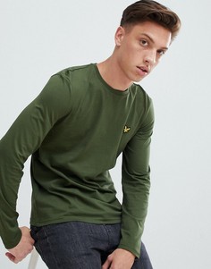 Лонгслив цвета хаки Lyle & Scott - Зеленый